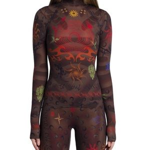 Marine Serre second skin complete set brown